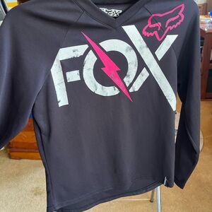 Fox Kids Black and Pink Graphic Jersey